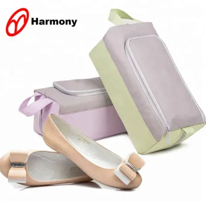 Promotion lady's customized cheap travel shoes bag