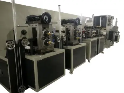 Photovoltaic bus welding line equipment