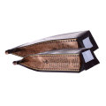 Brown Kraft Foil Flat Bottom Bag Pouch With Valve