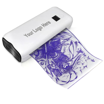 Bluetooth Thermal Tattoo Printer with 2600mAh - Wireless Rechargeable Stencil Copier