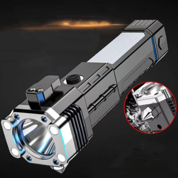 Tactical LED Flashlight: Super Bright, Magnetic, Multi-Function USB Rechargeable Torch Light