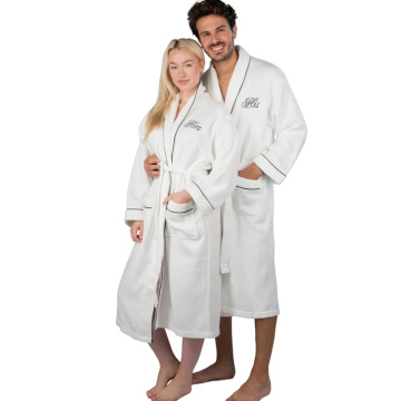 Lightweight His &amp; Her Casal Waffle Spa Bathrobe