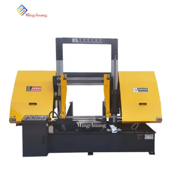 GB4250 Semi-Automatic Horizontal Metal Band Saw Machine | Gantry CNC Metal Cutting Band Saw