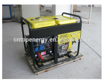 Most Popular for Indonesia Portable 3kw,5kw,6kw portable welder Diesel Generator with 220V and 50HZ