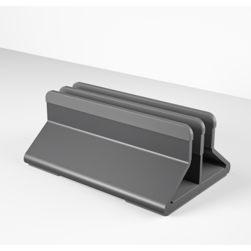 Vertical Laptop Stand Holder, Desktop Aluminum MacBook Stand