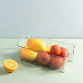 Plastic PET Kitchen Stackable Container Boxes Refrigerator