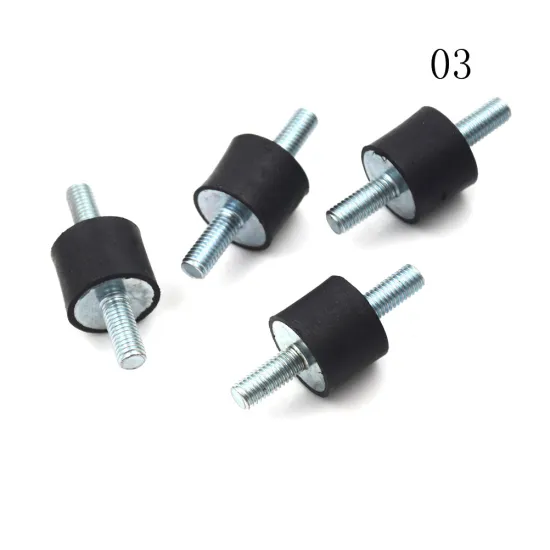 4pcs M4 M5 M6 M8 Anti Vibration Silentblock Boat Car Bobbin Rubber Mounts Male Tools