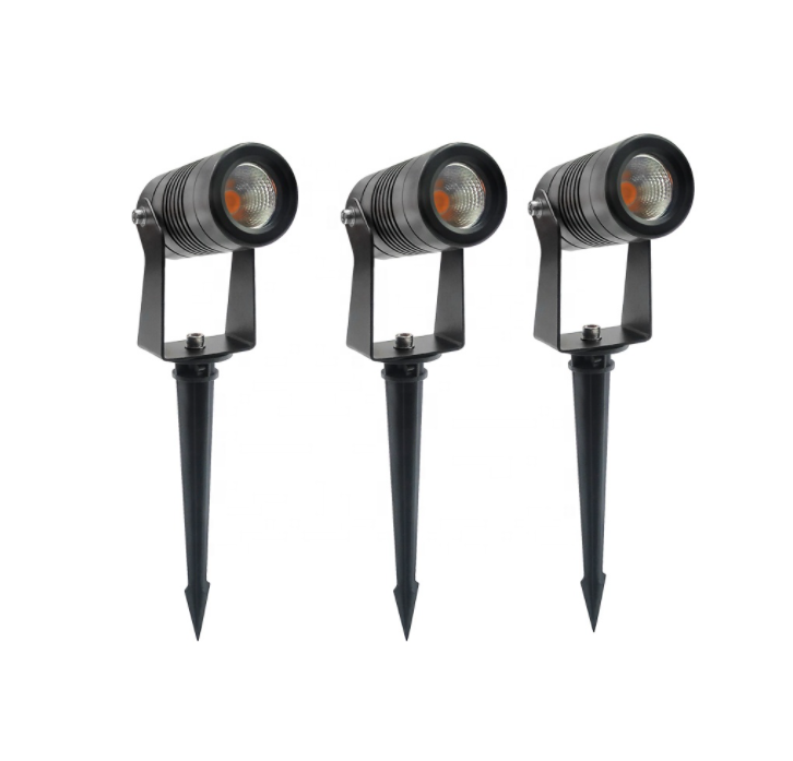 Cob Garden 220V 24V 실외 LED 스파이크 조명