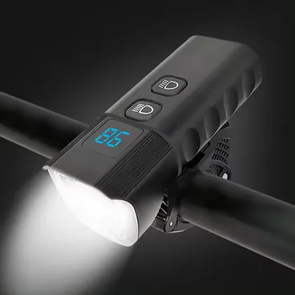 Rechargeable Bike Headlight with Flood and Focus Beam
