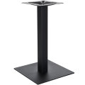 Base de table en acier inoxydable brossé carré rond