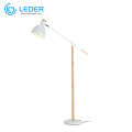 LEDER Wooden Tall Floor Lamps