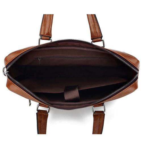 High Quality Fashion Man Genuine Leather Briefcases