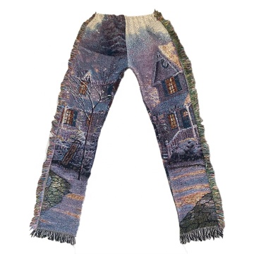 Plus Size Men's Woven Tapestry Trousers & Blanket Pants