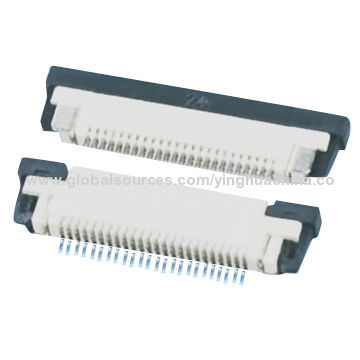 FPC/FFC Connectors, 0.5mm Pitch, Upper Contact SMT and Normal Layout Mounting Types, 0.4A/50V, 3943