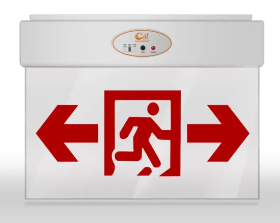 Safety signs fire emergency exit light