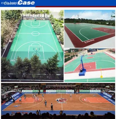 Advanced Technology Outdoor PVC Sports Flooring