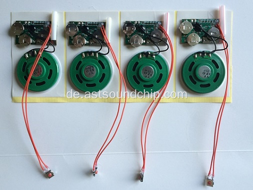 Soundmodul für Grußkarten, Gesangsmodul, Soundchip, beschreibbares Sprachmodul, Musikmodul