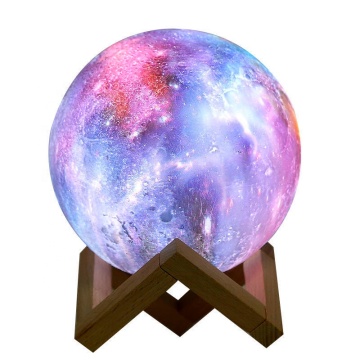 Portable USB 800ML 3D Moon Lamp Humidifier with Night Light for Room Decoration