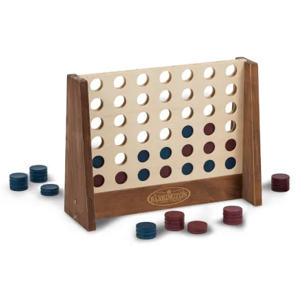 Plastic Chess Set Toy Manufacturer for Educational Four-in-a-Row Game