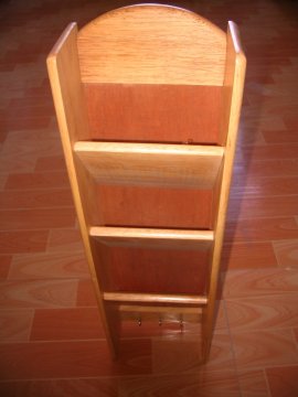 wooden magazine/book rack,stand