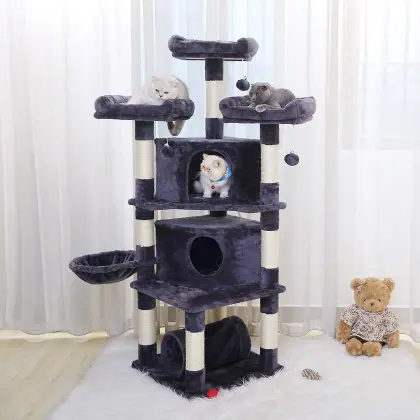 2023 Factory Cat Toys Cat Tower with Sisal Rope