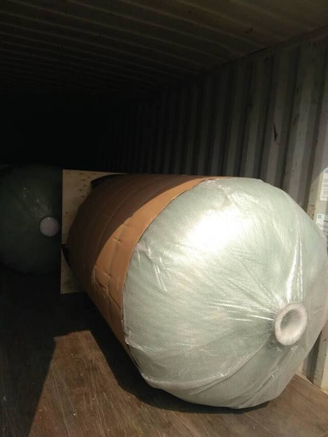 Myanmar purchase big fiberglass tank