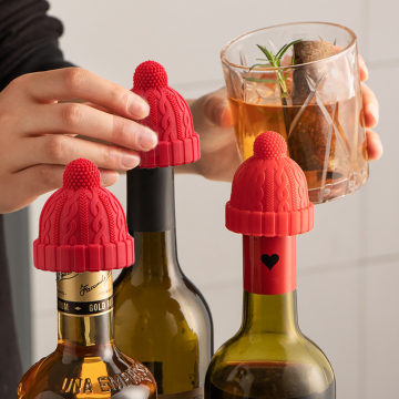 Silicone Wine Bottle Stopper for Red Wine and Beer Bottles