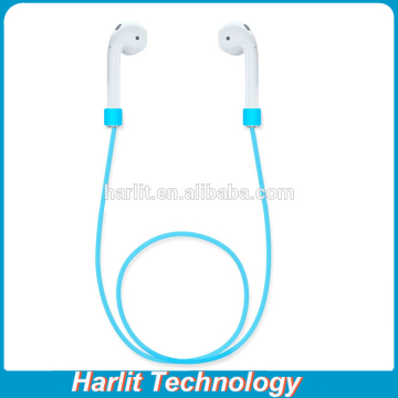 Wholesale Silicone String Rope For Airpods Bluetooth Headset Anti Lost Strap Cord Adapter for iPhone 7 Airpods Earbuds