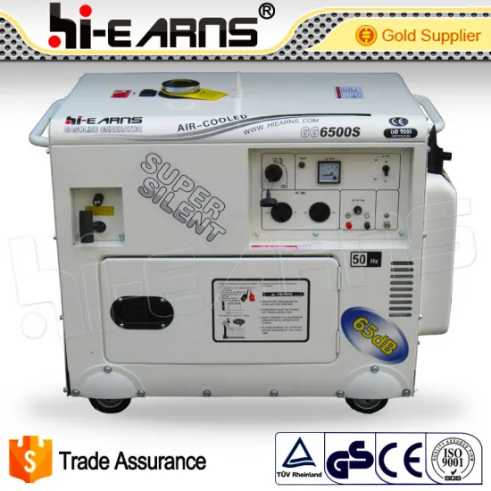 5KVA portable super silent single phase gasoline generator