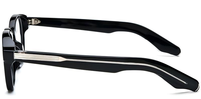 Mellume honey tortoise acetate square glasses ME2037-side