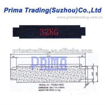 Casting Iron Elevator Counterweight (32KG)