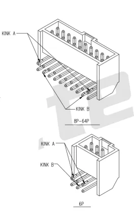 AW2542R-2xNP-X-X 2.54mm pitch 90° wafer connector series