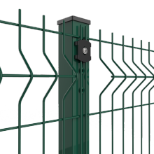 Modern Garden Fence Solution com design de malha à prova de ferrugem