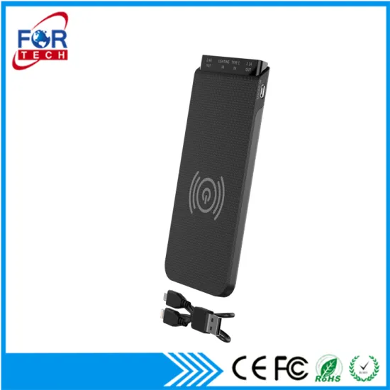 Newest Items Cheap Qi Wireless Charger 10000mah for Business Men Gifts Power Supply