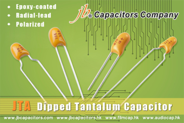 jb JTA Dipped/Radial Tantalum Capacitor Cross Reference
