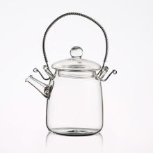 bottiglia di vetro contenitore in vetro borosilicato set da tè in porcellana bollitore per hotel in vetro