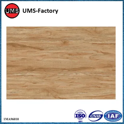 Wood grain tiles on wall