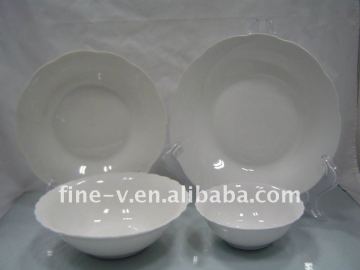 ceramic bowl and plate