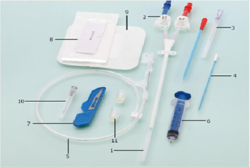 Sterile Hemodialysis Catheteer Kit