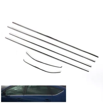 6 Piece Stainless Steel OEM ODM Car Exterior Window Trim Molding for Toyota Prius 2005-2009