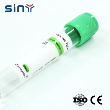 10ml ống heparin natri để thu thập máu