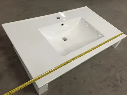 bath triangle basin ceramic countertop basin sink