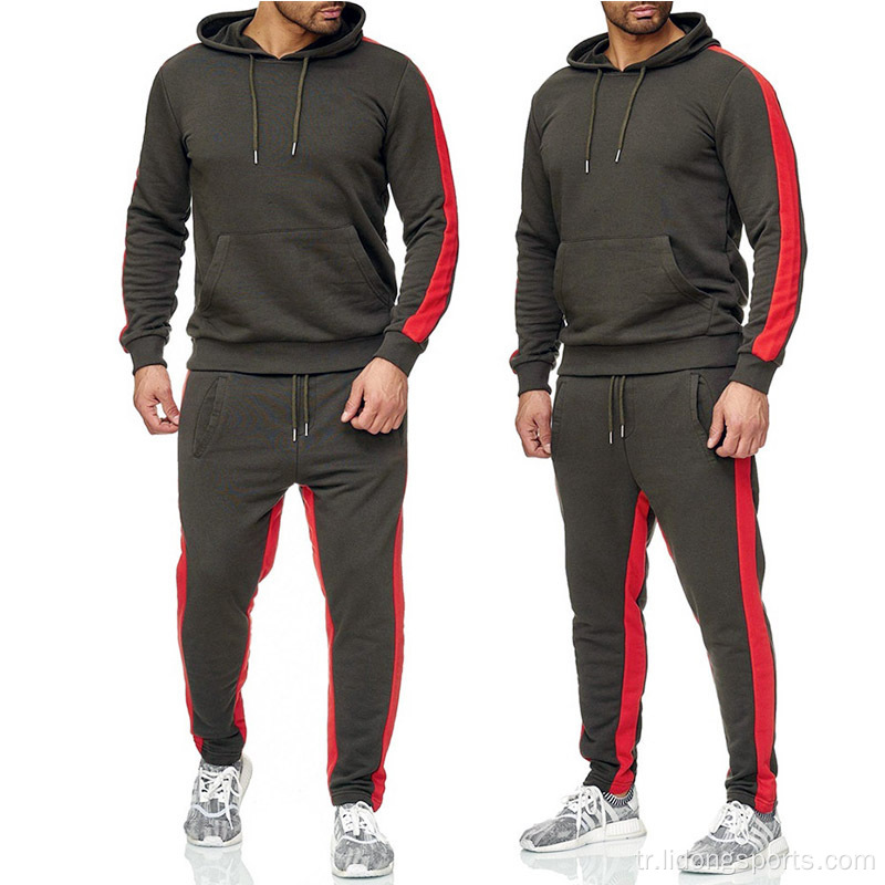 Özel Logo Toptan Erkekler Sweatheruit Setleri Jogging Suits