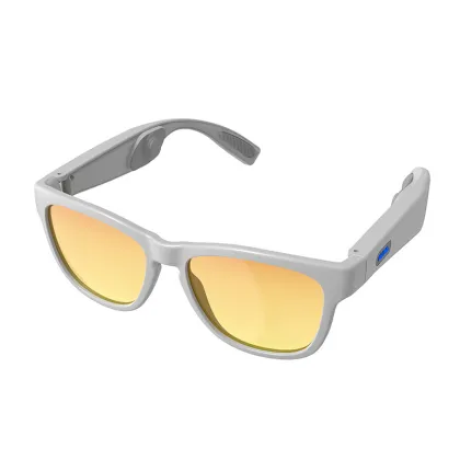 Wireless Bone Conduction Water-Resistant Smart Sunglasses with Audio