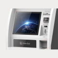 Lobby ATM pro dávkování mincí s QR kód skenování