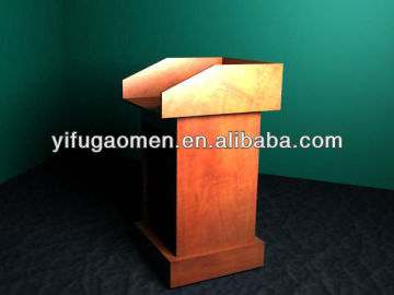 deluxe wood podium reception restaurant podium/table 11479