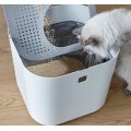 Kedi PET çöp kutusu yeniden kullanılabilir astar içerir
