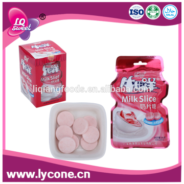 Liqiang brands dry milk candy,hard milk candy,dry milk candy tablet