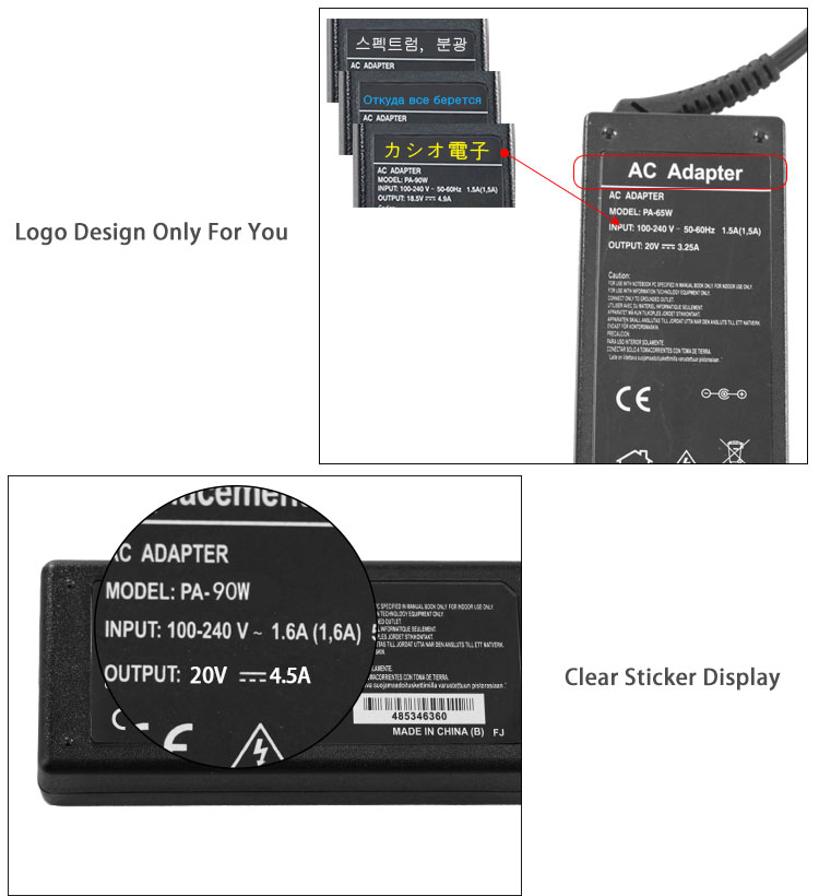 90w 8050 tip tablet power charger for toshiba notebook