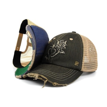 Εξατομικευμένο κέντημα πλέγμα Gorras Cap 6 πάνελ Custom Trucker Hats για τους άνδρες